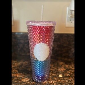 Starbucks Studded Rainbow Tumbler